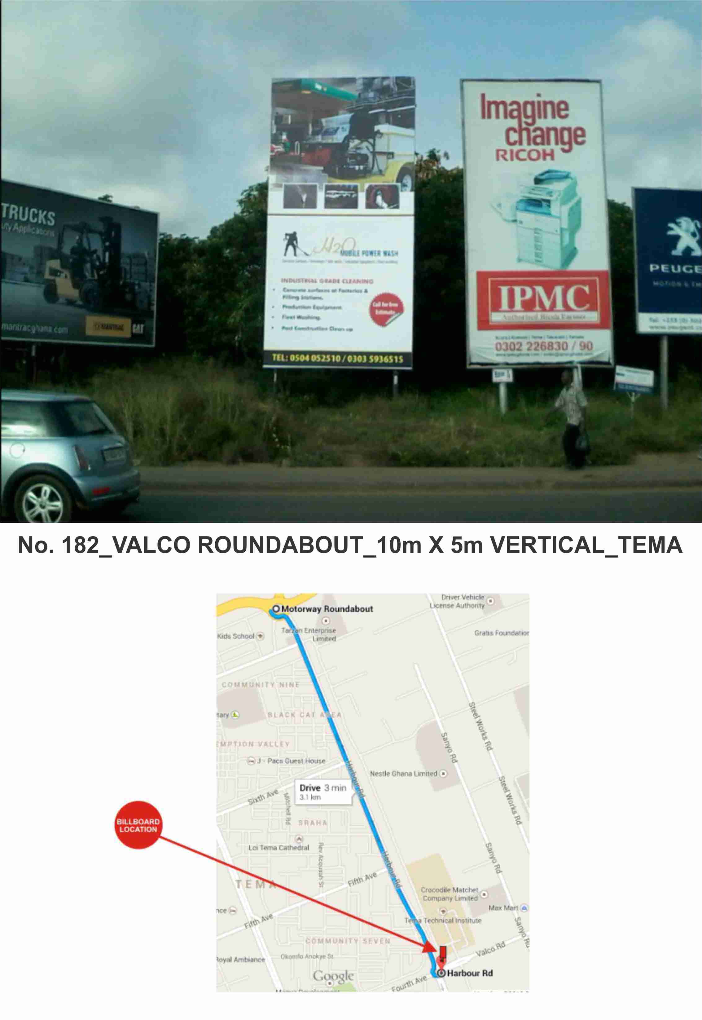 Valco roundabout clearance